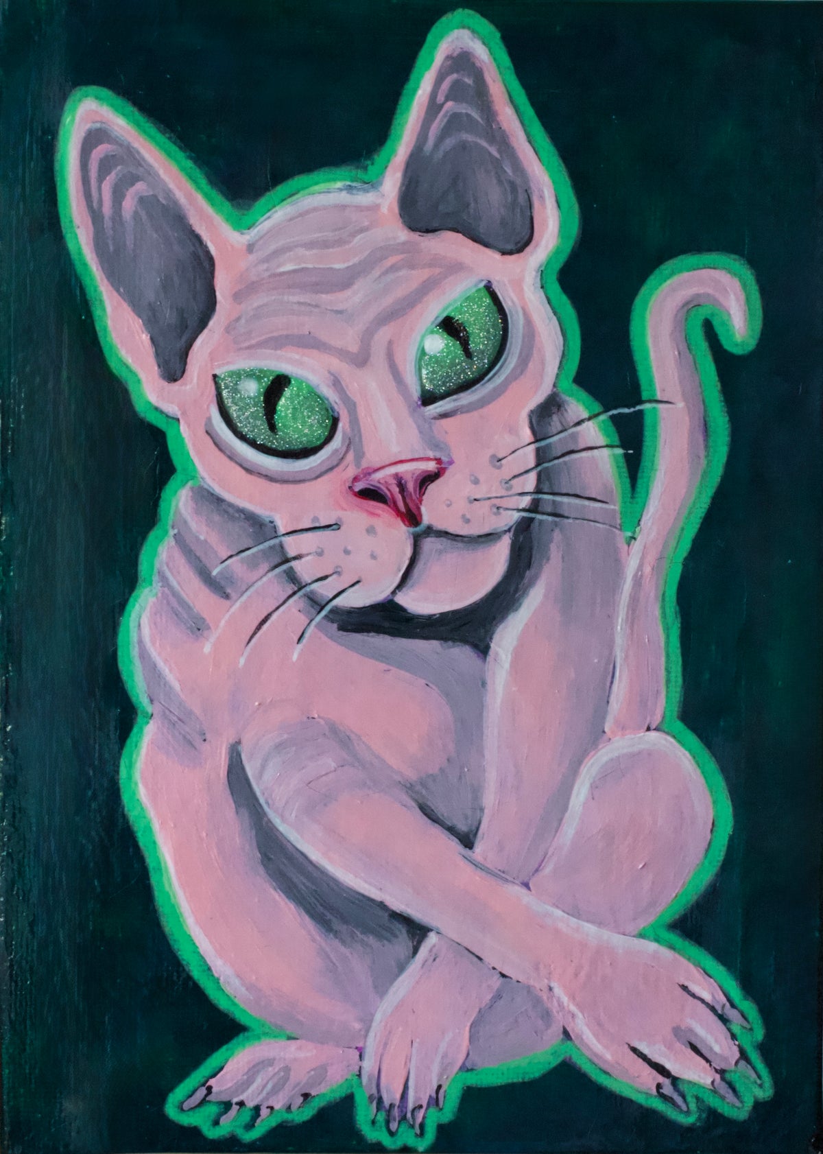 Sphynx Painting
