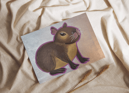 Capybara Painting
