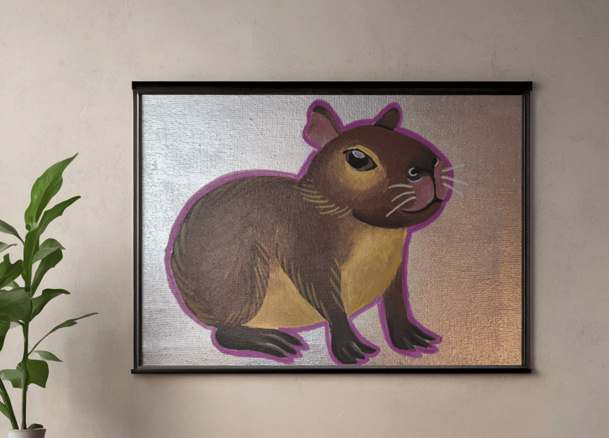 Capybara Painting