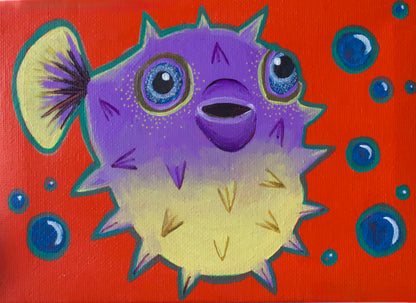 Pufferfish Painting