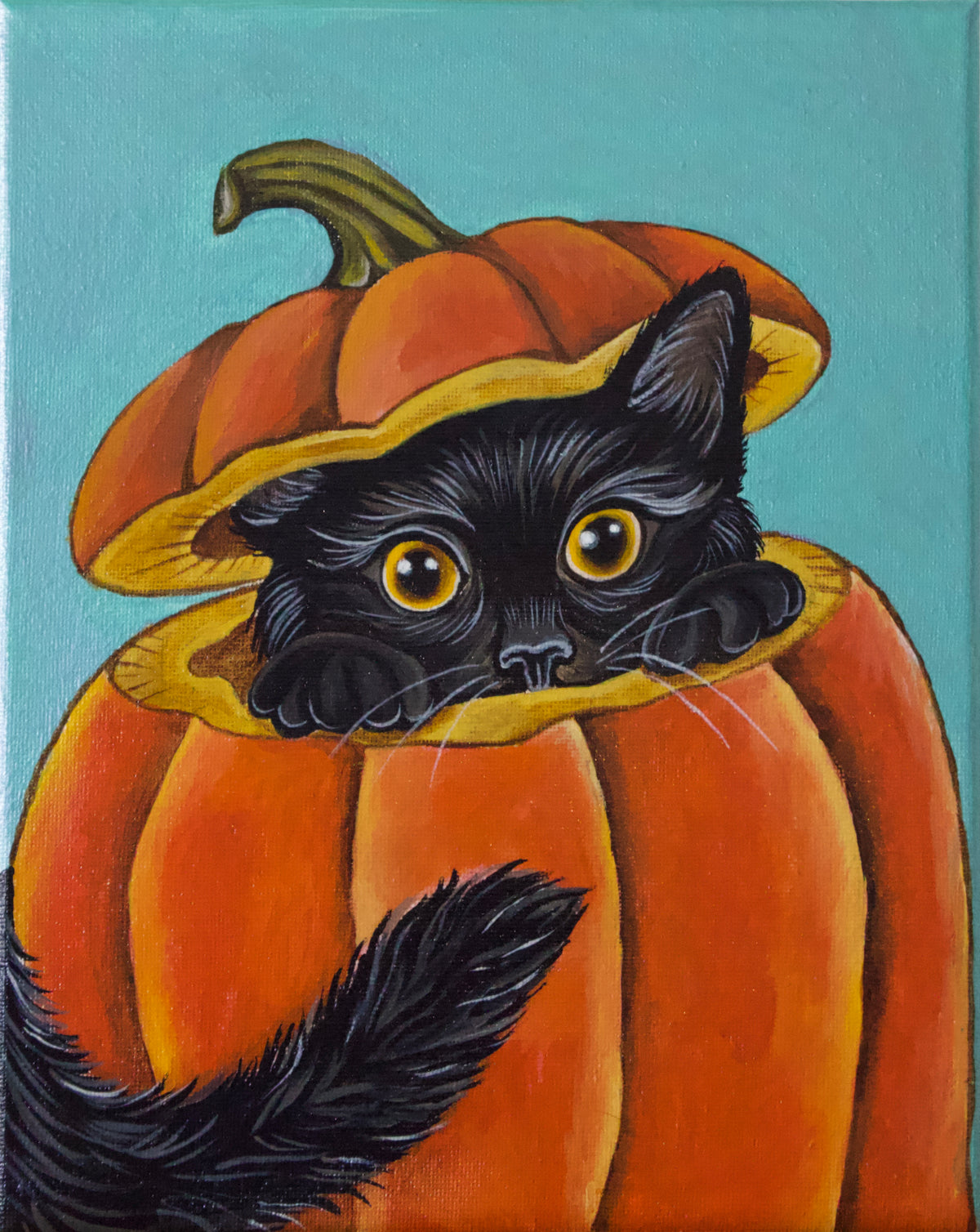 Pumpkin Cat