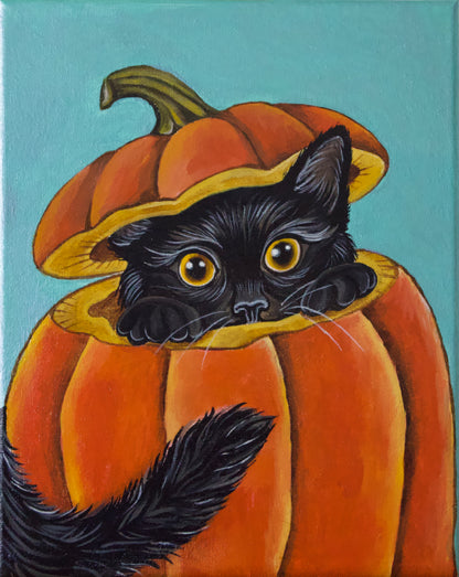 Pumpkin Cat