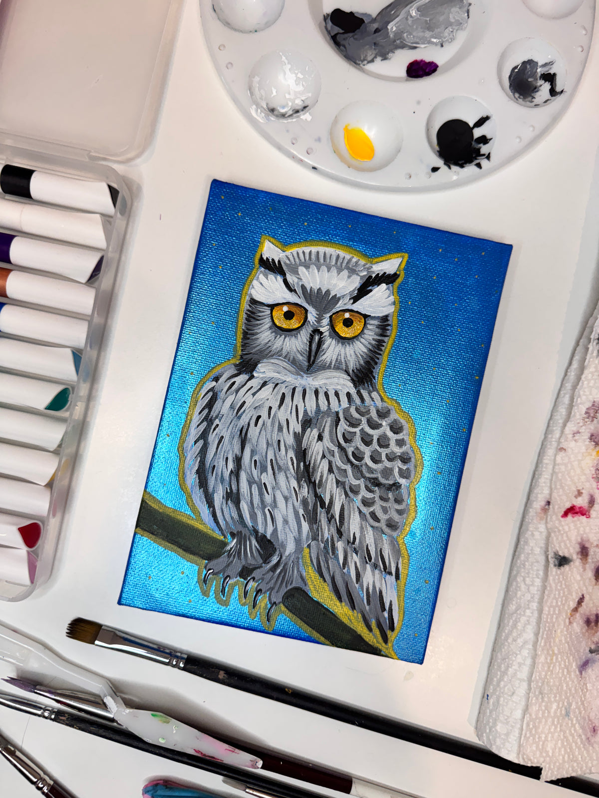 Owl Painting