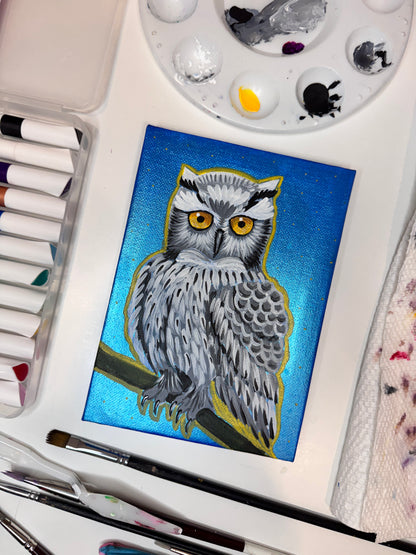 Owl Painting