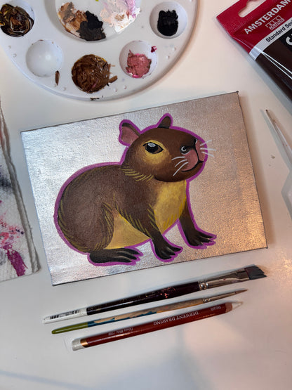 Capybara Painting