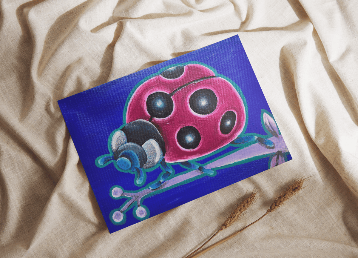Ladybug Painting