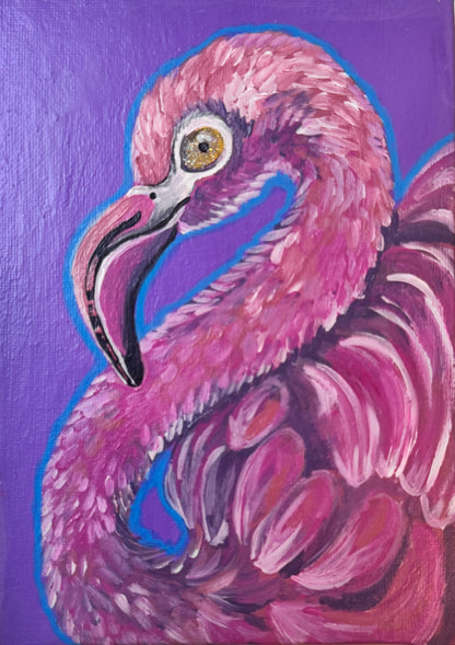 Flamingo Painting