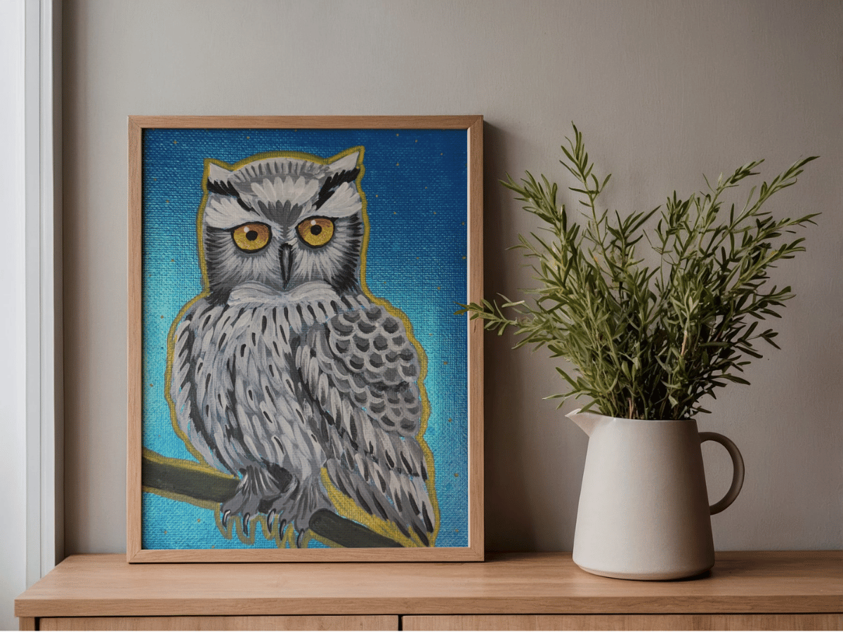 Owl Painting