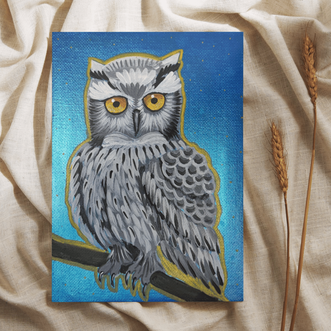 Owl Painting