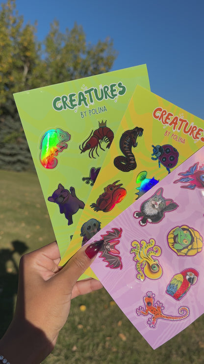 30 Day Creature Stickers