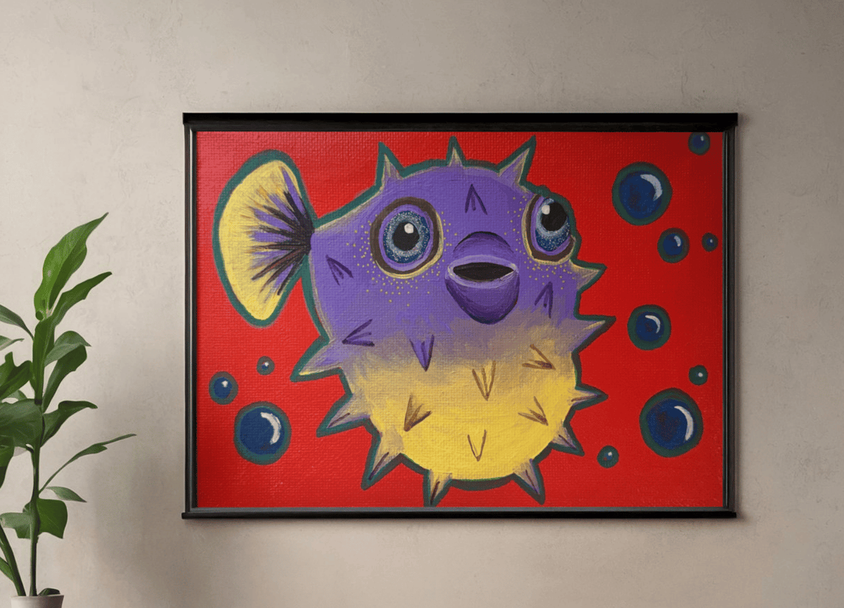 Pufferfish Painting