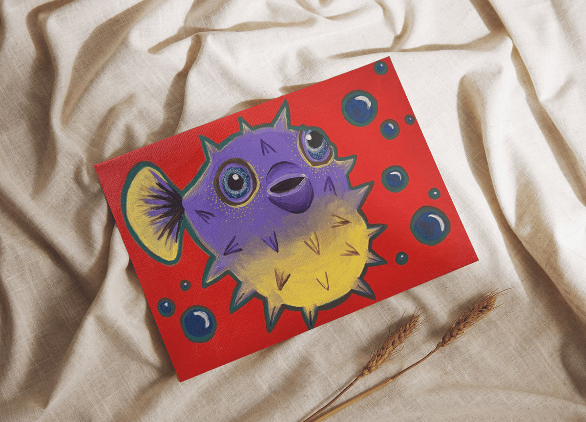 Pufferfish Painting