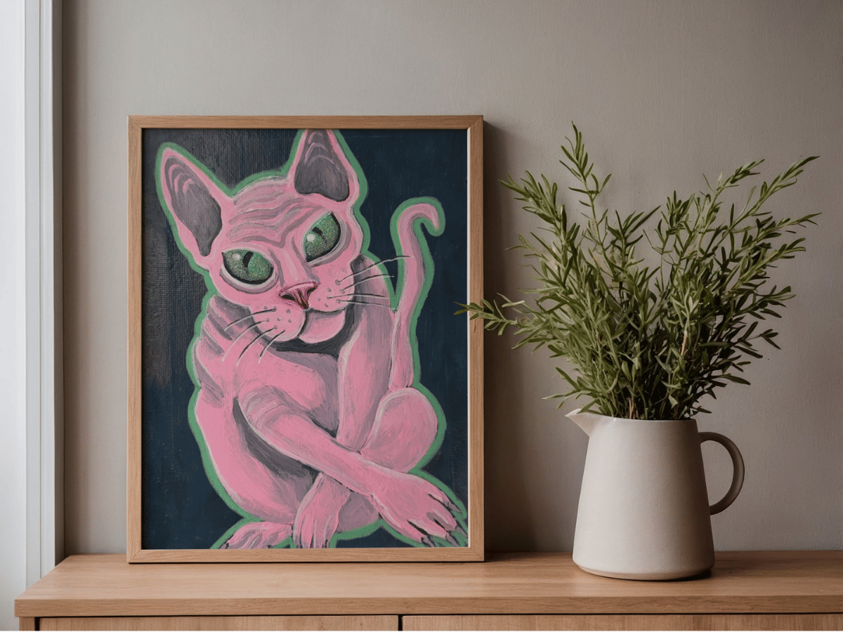 Sphynx Painting