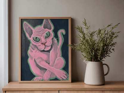 Sphynx Painting